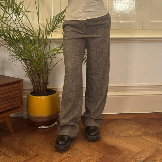 Vintage grey Max Mara Trousers - womens 27" waist