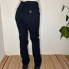 Vintage navy Moschino Jeans Trousers - womens 29" waist