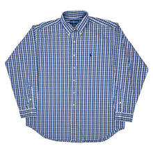  Blake Ralph Lauren Checked Shirt - XL Blue Cotton