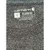 Carhartt Built For The Elements Graphic Long Sleeve T-Shirt - Large - Grey Cotton Blend