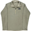 Patagonia 1/4 Zip Fleece Pullover - Small - Beige Polyester