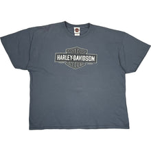  Harley Davidson Graphic T-Shirt - XXL - Blue Cotton