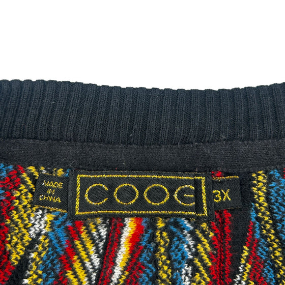 Coogi Sweater - 3XL - Multicoloured Cotton Blend