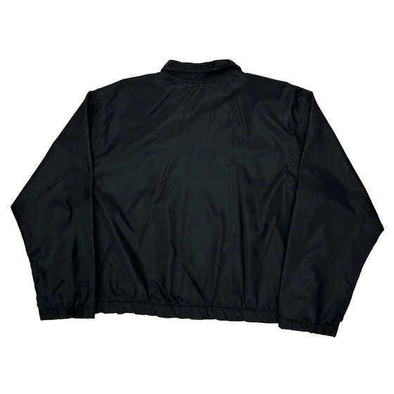 Nike Logo Nike Bomber Jacket - Large Black Polyester