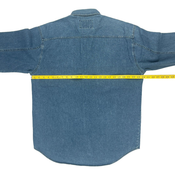 Levis Denim Shirt - Medium - Blue Cotton