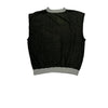 Oakland Raiders Lee Sport Nfl Sweater Vest - Large Black Polyester Blend