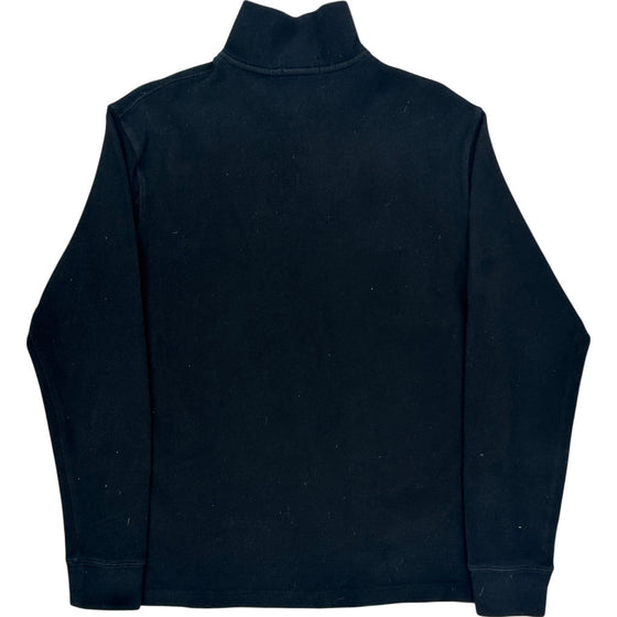 Polo Ralph Lauren 1/4 Zip Sweatshirt - Medium - Black Cotton