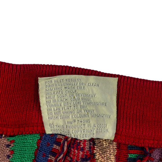 Coogi Multicolour Cardigan - Large - Red Cotton