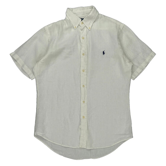 Ralph Lauren Fitted Shirt - Small White Cotton