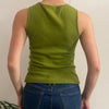 Vintage green Marella Vest - womens medium