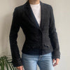 Vintage black Emporio Armani Blazer - womens small