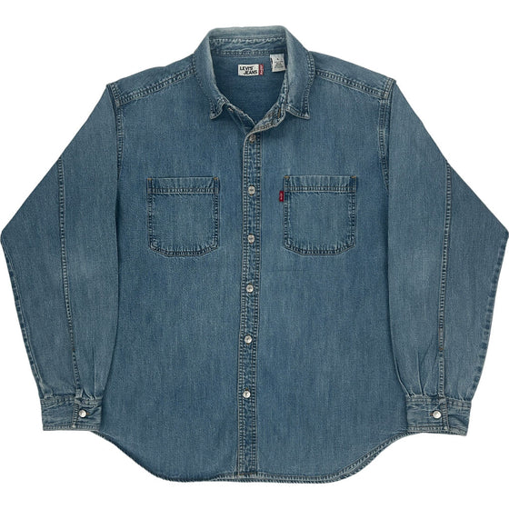 Levis Denim Shirt - Large - Blue