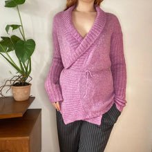  Vintage pink Sisley Cardigan - womens medium