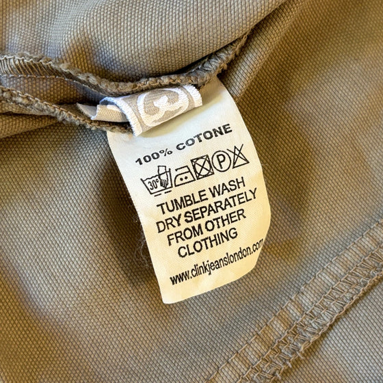 Vintage khaki Clink Jacket - womens medium