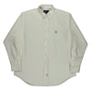 Ralph Lauren Collared Shirt - Large White Cotton