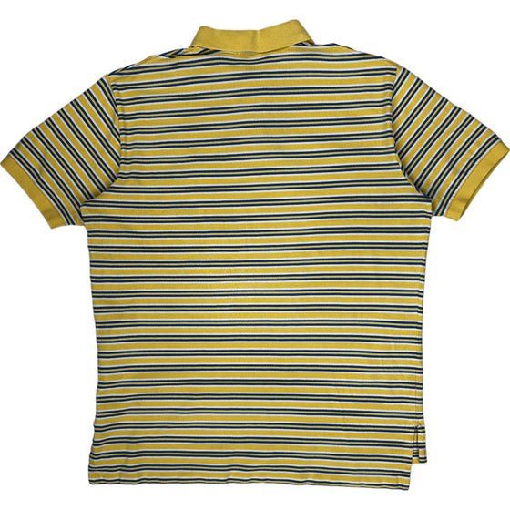 Ralph Lauren Polo Striped T-Shirt - XL - Yellow Cotton