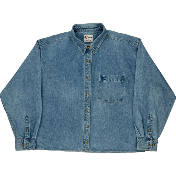 Chase Authentics Denim Shirt - Large - Blue Cotton