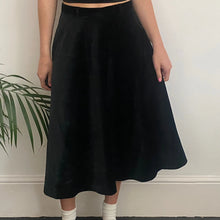  Vintage black Unbranded Midi Skirt - womens 28" waist