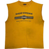 Harley Davidson Vest - XL - Yellow Cotton