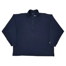  Nike 1/4 Zip - XL Navy Polyester