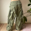 Vintage green Onyx Cargo Trousers - womens 31" waist