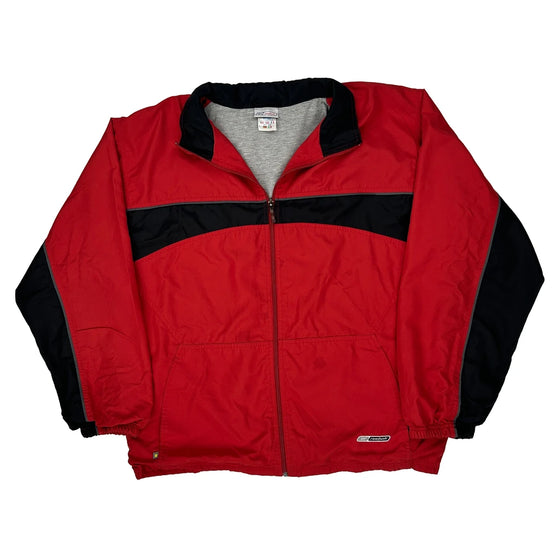 Reebok Jacket - Large Red Polyester