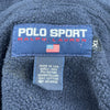 Fleece Polo Sport Jacket - XL Blue Polyester