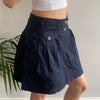 Vintage navy Imperial Skirt - womens 30" waist