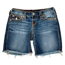  True Religion Denim Shorts - 26W UK 4 Dark Wash Denim