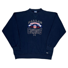  Dallas Cowboys Bike Nfl Sweatshirt - 2XL Navy Cotton Blend