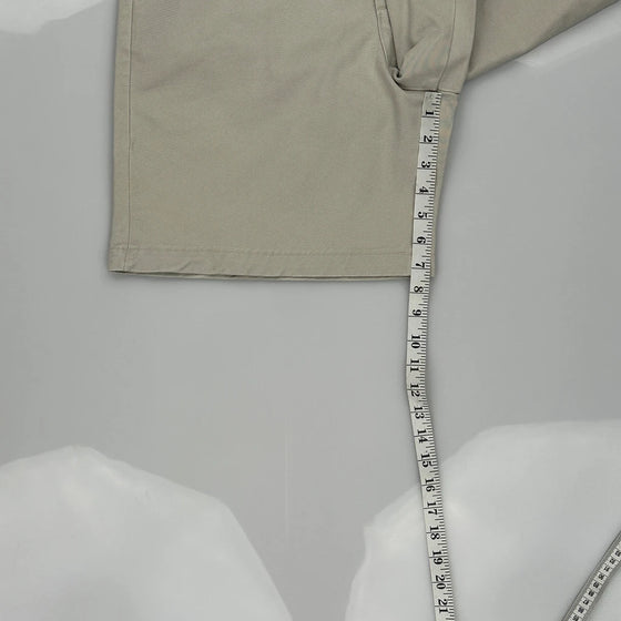 Riders Chino Shorts - 30W 7L Beige Cotton