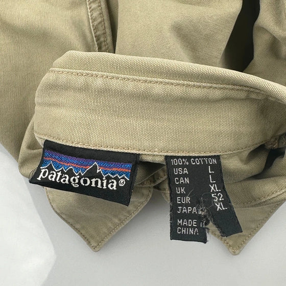 Patagonia Flannel Shirt - XL Beige Cotton