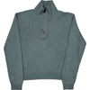 Polo Ralph Lauren Zip-Up Jumper - Large - Blue Silk