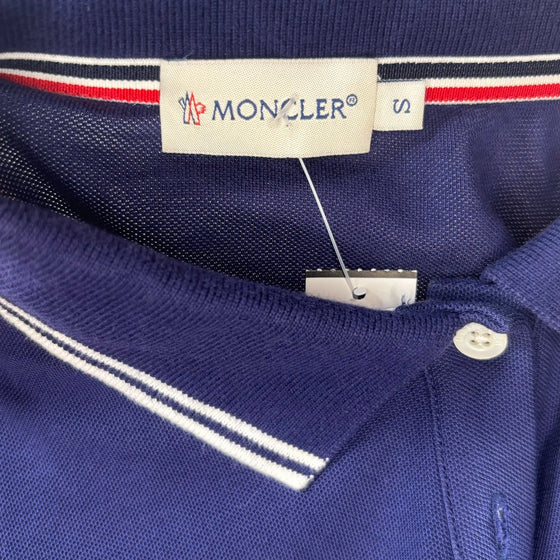 Vintage blue Moncler Polo Shirt - womens small