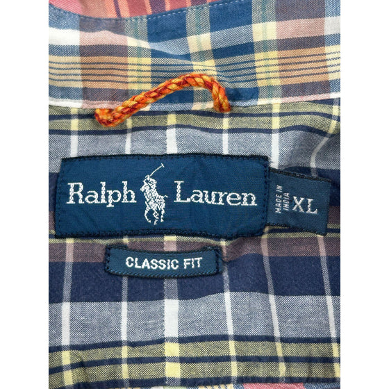 Ralph Lauren Classic Fit Plaid Shirt - XL - Multicoloured Cotton