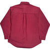 Chaps Ralph Lauren Long Sleeve Shirt - Large - Burgundy Cotton