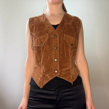  Vintage brown Tam Tam Waistcoat - womens small