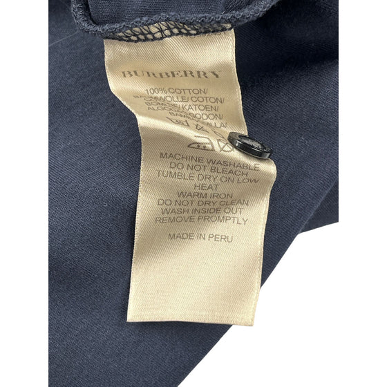 Burberry Brit Polo Shirt - 2XL - Navy Cotton