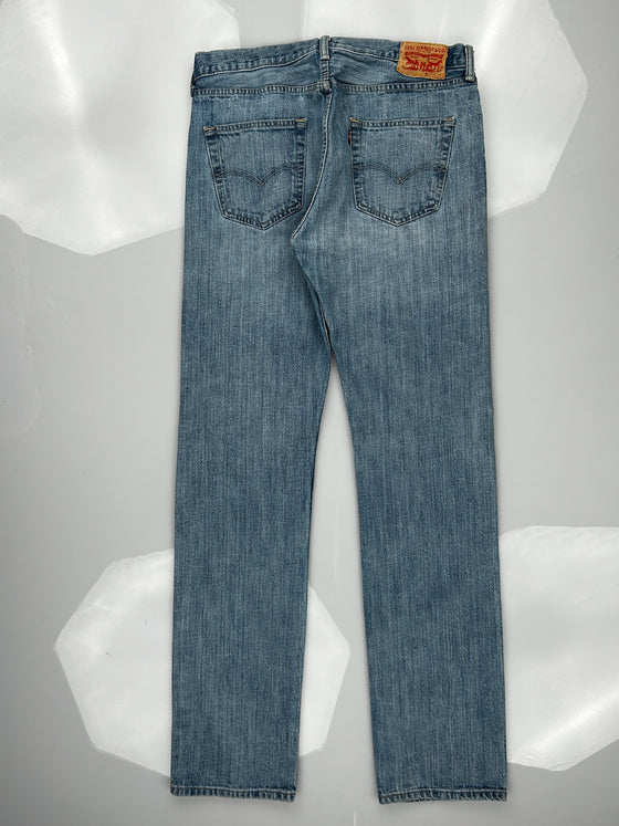 Levis 501 Jeans - 30W 36L - Blue Cotton