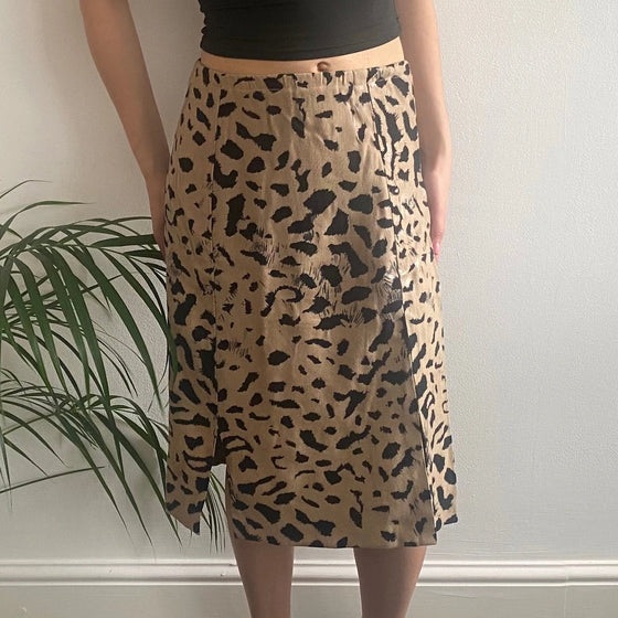 Vintage brown Unbranded Midi Skirt - womens 30" waist