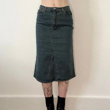  Vintage blue X-Cape Denim Skirt - womens 26" waist