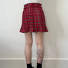 Vintage red So Allure Mini Skirt - womens 24" waist