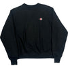 Champion Reverse Weave Sweatshirt - Medium - Black Cotton