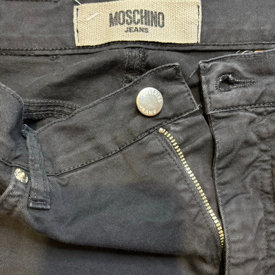 Vintage black Moschino Trousers - womens 28" waist