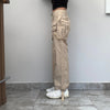 Vintage beige Motivi Cargo Trousers - womens 27" waist