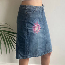  Vintage blue Versace Jeans Couture Denim Skirt - womens 32" waist