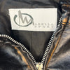 Vintage black Marella Leather Jacket - womens medium