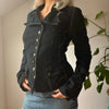 Vintage black Blue Collection Jacket - womens small