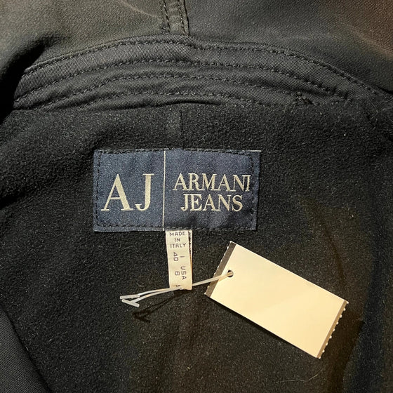 Vintage black Armani Jeans Jacket - womens small