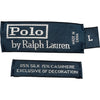 Polo Ralph Lauren Zip-Up Jumper - Large - Blue Silk